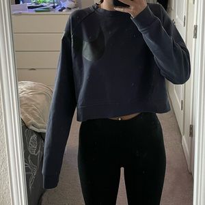 Nike cropped sweater